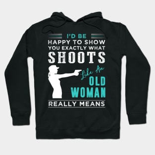 Unlocking Old School Power: When Guns Get a Hilarious Granny Twist - Grab Your Tee Now! Hoodie